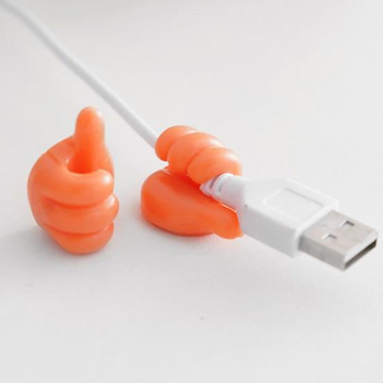 10Pcs Colorful Silicone Thumb Wall Hooks Strong Adhesion Cable Clip Rust-proof Key Hangers Desktop Storage Hook