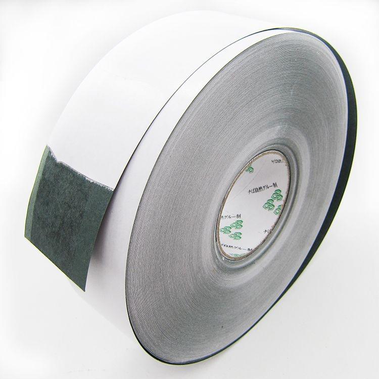 Green Shell Adhesive-Backed Barley Paper for 18650 Lithium Battery High-Temperature Insulation