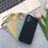 Suitable for Straight-edge Imitation Liquid Silicone Apple 16 Protective Cover Ultra-thin Iphone15promax Inner Velvet 14/13
