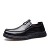 Модная мужская повседневная кожаная обувь 2024 Новая весенне-осенняя мужская удобная обувь из мягкой кожи для мужчин среднего и пожилого возраста Лоферы
