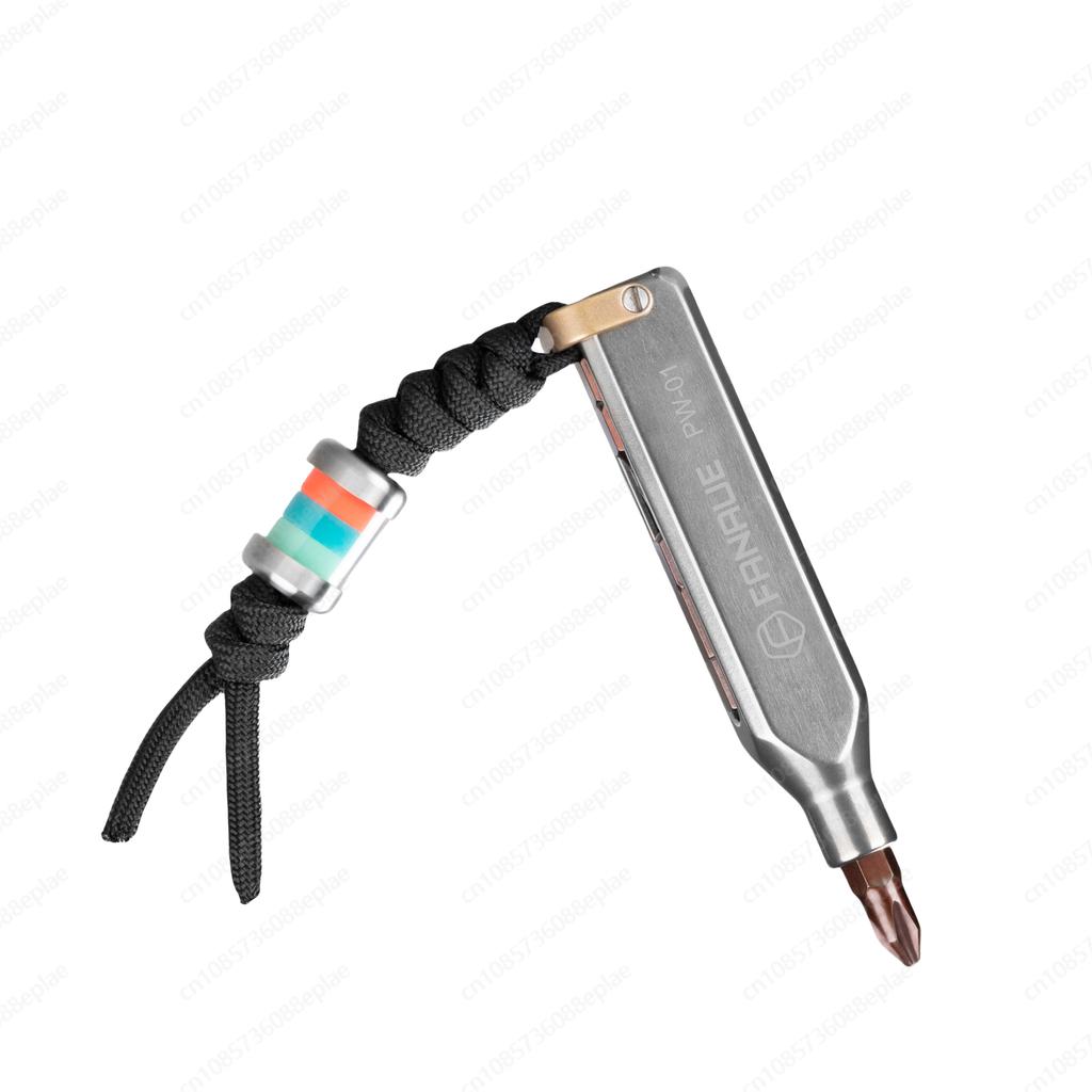 PW-01 Tripod Magnetic Titanium Screwdriver Set - Small EDC Multi-Precision Pocket Tool 130g Lightweight