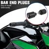 Motorcycle Handle Bar End Grips Plug Weights Hand Grips Plug Caps Replacement for Suzuki DZ-Z400 2014-2024 DR650 DR 650 2019-2024