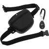 Portable Pet Outdoor Feeder Bag Silicone Puppy Snack Pouch Solid Color Dog Treat Bag  Hiking