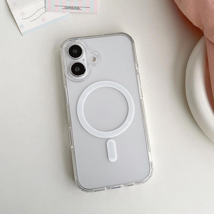 Роскошный магнитный чехол для телефона с беспроводной зарядкой для iPhone 16 15 Pro Max 16 Plus iPhone 14 13 12 11 для Magsafe полупрозрачная противоударная задняя крышка