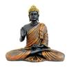 Новая скульптура медитирующего Будды из смолы | Домашний декор | Статуэтка-идол Мурти | Тибетская буддийская статуя - высота 14,5 дюймов