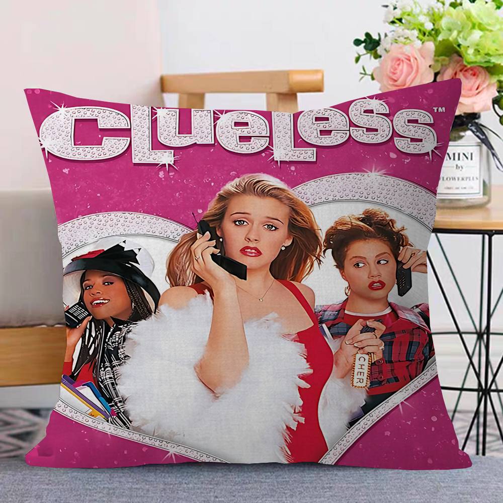 Canvas Painting Pictures Clueless Movie Pillow Gifts Home Office Furnishings Bedroom Sofa Car Cushion Cover Case 45x45cm