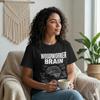 Woodworker Brain Funny Humor T Shirt Men 100% Cotton Vintage T-Shirt Crewneck Woodworking Tee