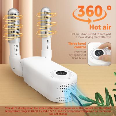 Сушилка для обуви Интеллектуальный таймер Регулируемая сушилка Быстрая сушка Дезодорирующая Стерилизующая Сушилка для обуви Бытовой Подогреватель для обуви Нагреватель