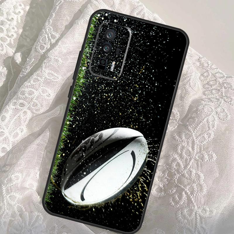 Rugby Ball Case For Xiaomi 14T Pro 13T 12T 11T 13 14 Ultra POCO X6 Pro M6 X3 X5 M5s F3 F5 F6 Cover