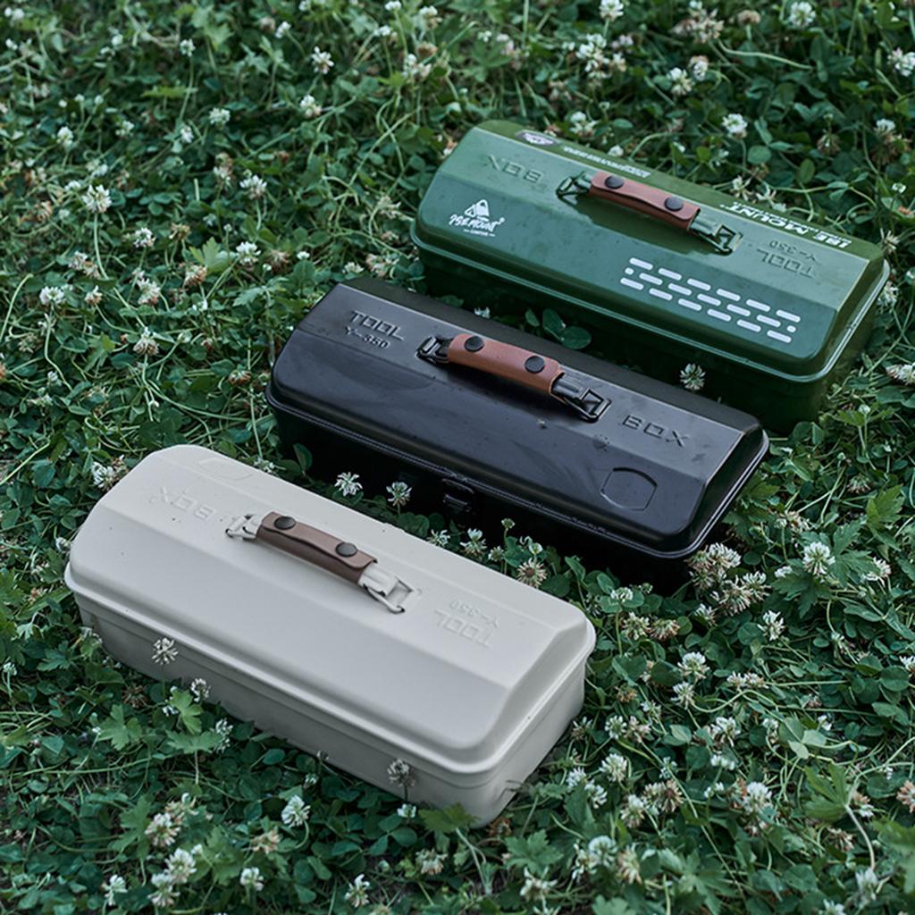 Металлический ящик для инструментов с наклейкой, небольшой ящик для инструментов, портативный, ручной, металлический ящик для хранения, металлический ящик для инструментов на крыше для улицы