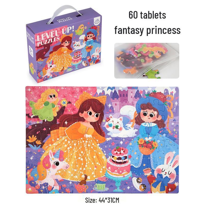 Magnetic Puzzle Set - Educational Toy for Children Aged 2-6