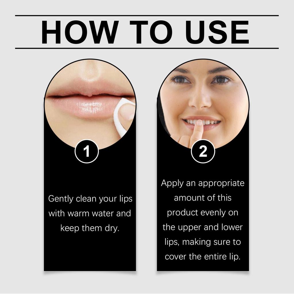 OUHOE Бальзам для осветления губ 10 мл Натуральные ингредиенты для длительного увлажнения, осветляет цвет губ и обеспечивает антиоксидантную защиту