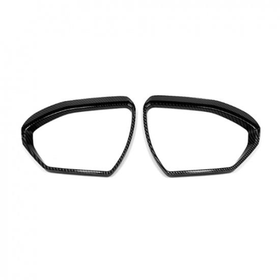 For Hyundai Tucson Carbon Fiber Mirror Rain Eyebrow Trim