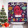 GAEChristmas Печатная Шторка для Ванной Душа Снеговик Санта-Клаус Водонепроницаемая Полиэстеровая Шторка Домашний Декор Окно Рождество
