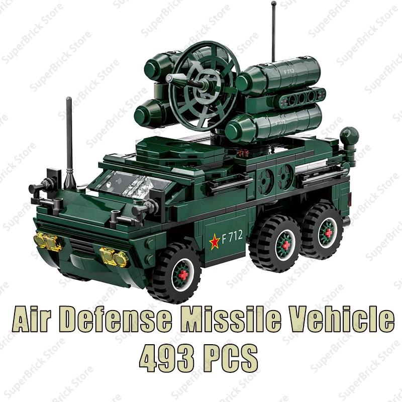 2024 Военный Хамви Бронированный Транспорт M35a2 Грузовик Зенитно-ракетная установка Модель Автомобиля Наборы Строительных Блоков Горячие Кирпичики Игрушки для Детей