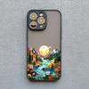 Чехол для телефона с лесным пейзажем и горной рекой Для iphone 16 15 14 13 12 11 Pro Max Mini Plus X XR XS 7 8 Ударопрочный чехол