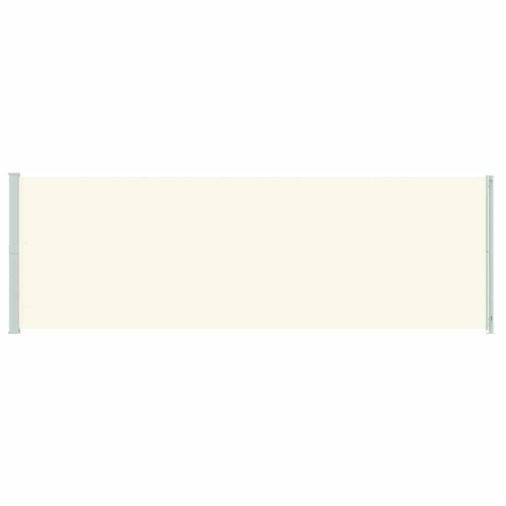 Side Awning Extendable 200x600 cm Cream
