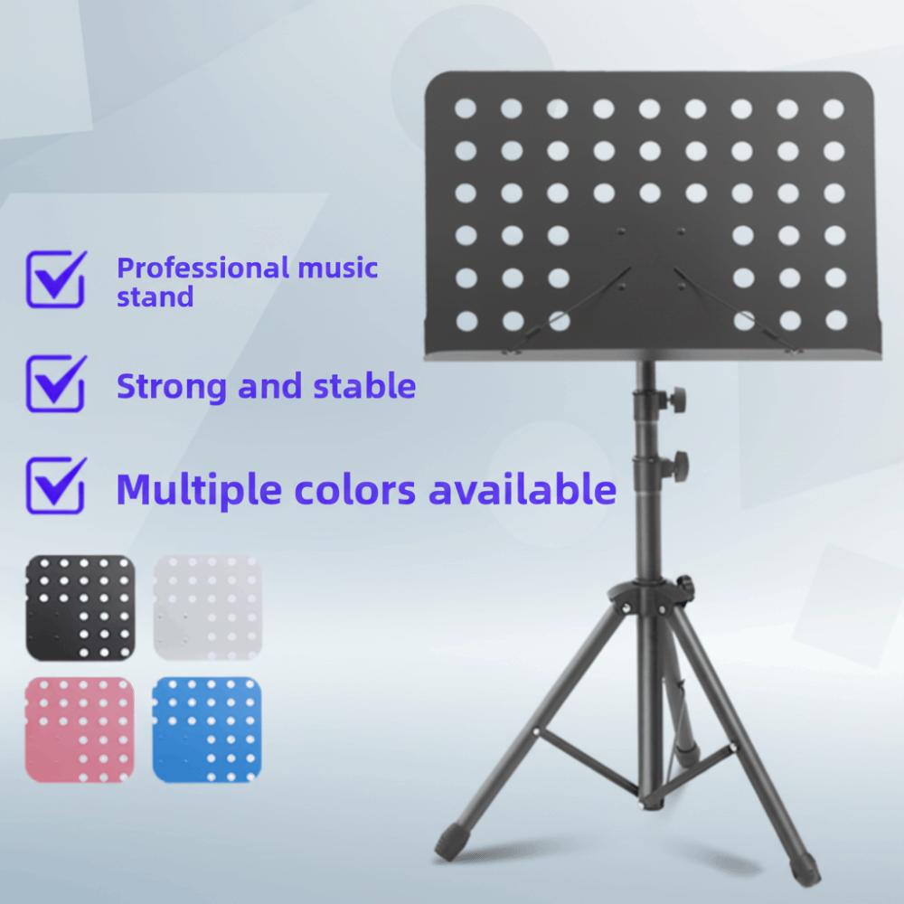 Adjustable Height Sheet Music Stand Retractable Music Score Tripod Stand Piano