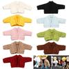 Doll Accessories Mini Knitted Sweater Tops Casual Dress Dressing Clothes 1/12 Doll Cardigans