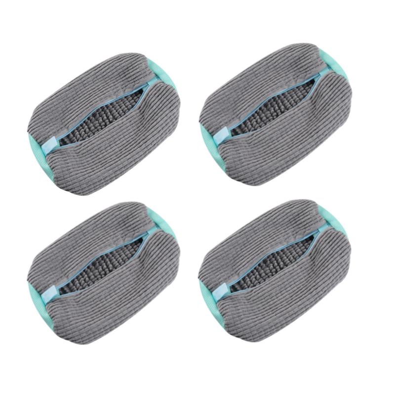 Мешки для стирки Обувной мешок для стиральной машины-на молнии Мешок для стирки с богатым пухом внутри, Идеально подходит для кроссовок и повседневной обуви