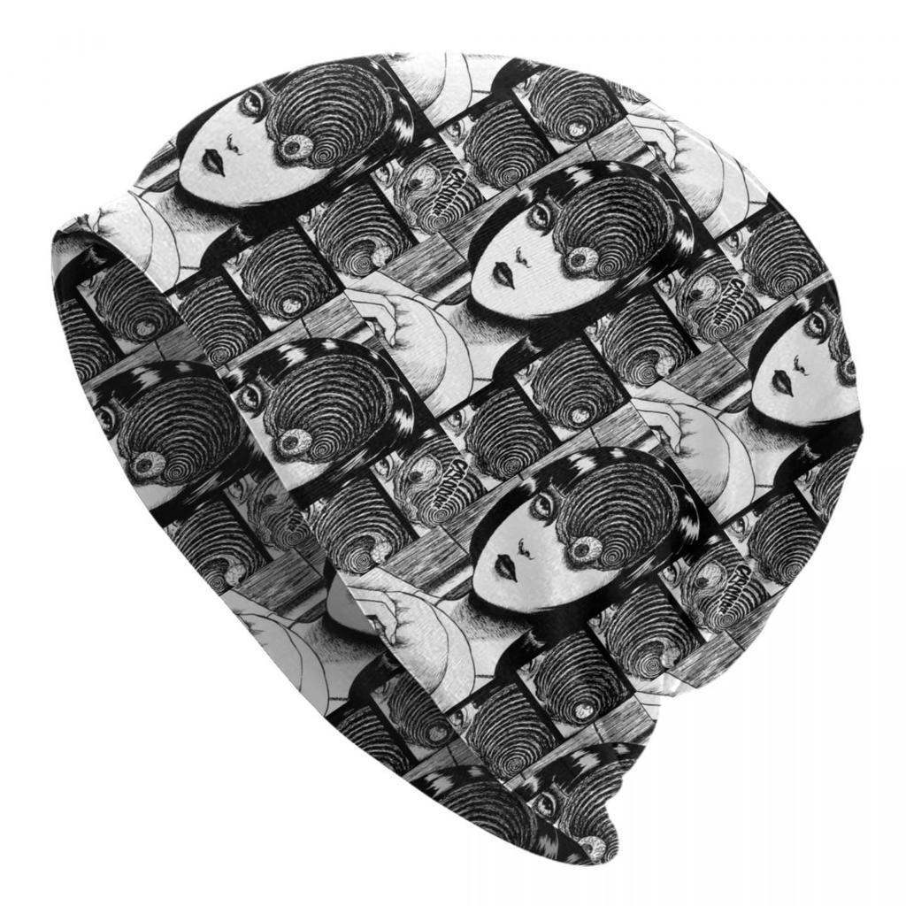 Японская манга Horor Tomie Junji Ito Skullies Шапочки Шапки Унисекс Зимняя теплая вязаная шапка Хип-хоп Капот Шапки Уличная лыжная шапка