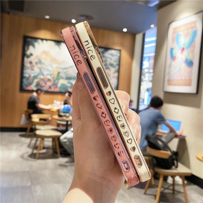 Bling Love Heart Soft Case For Samsung Galaxy A04S A14 A24 A34 A54 A53 A23 A13 AS20 S21 S22 S23 Ultra Plus iPhone 14 13 12 11 Pro Max Silicone Cover