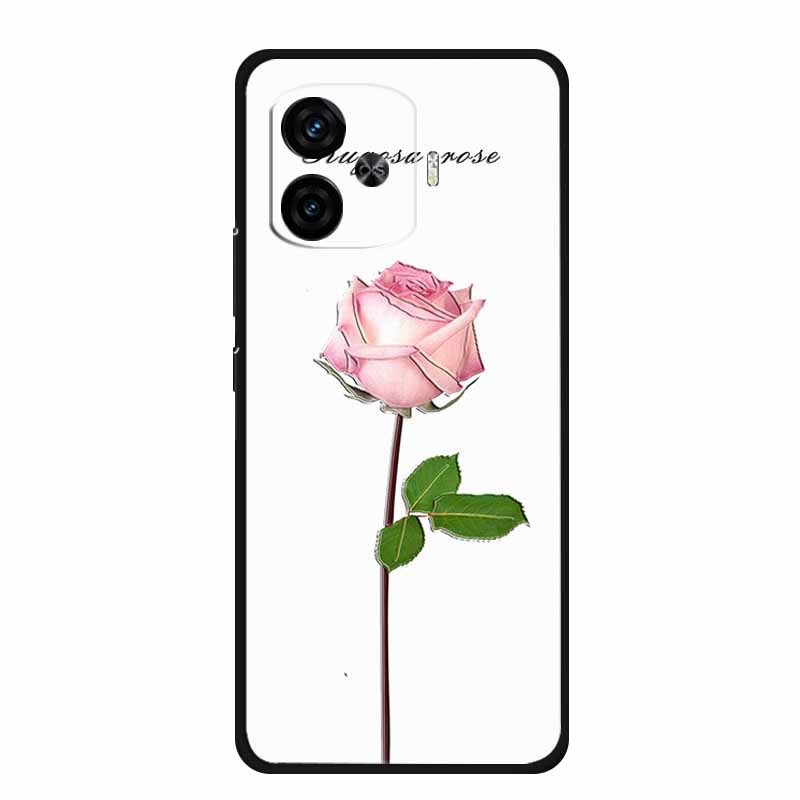 Чехол для Vivo iQOO Neo 10R Сумка 10 R 3D Тиснение Цветы Черный Силикон Мягкая Задняя Крышка Чехол Для Vivo iQOO Neo 10R Чехол Neo10R Capa