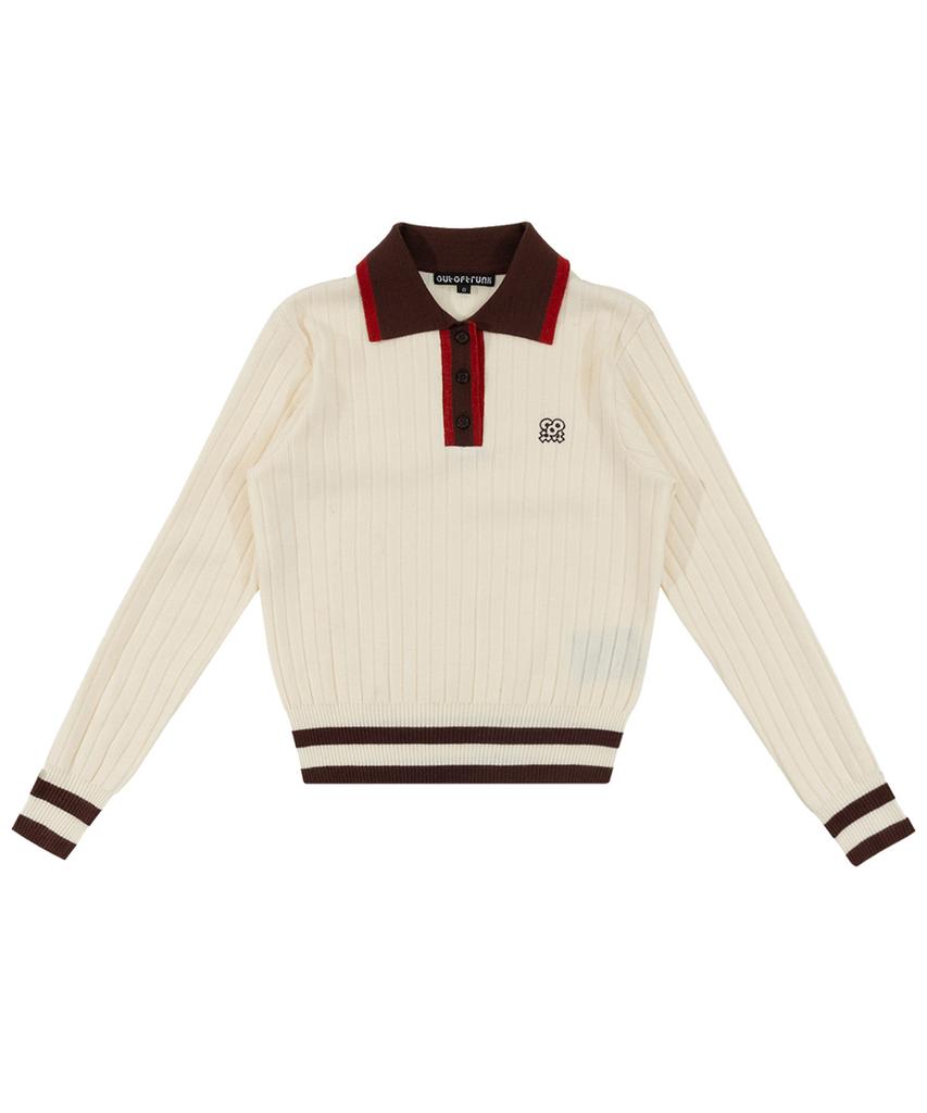 OUT OF TRUNK Oot Collar Knit