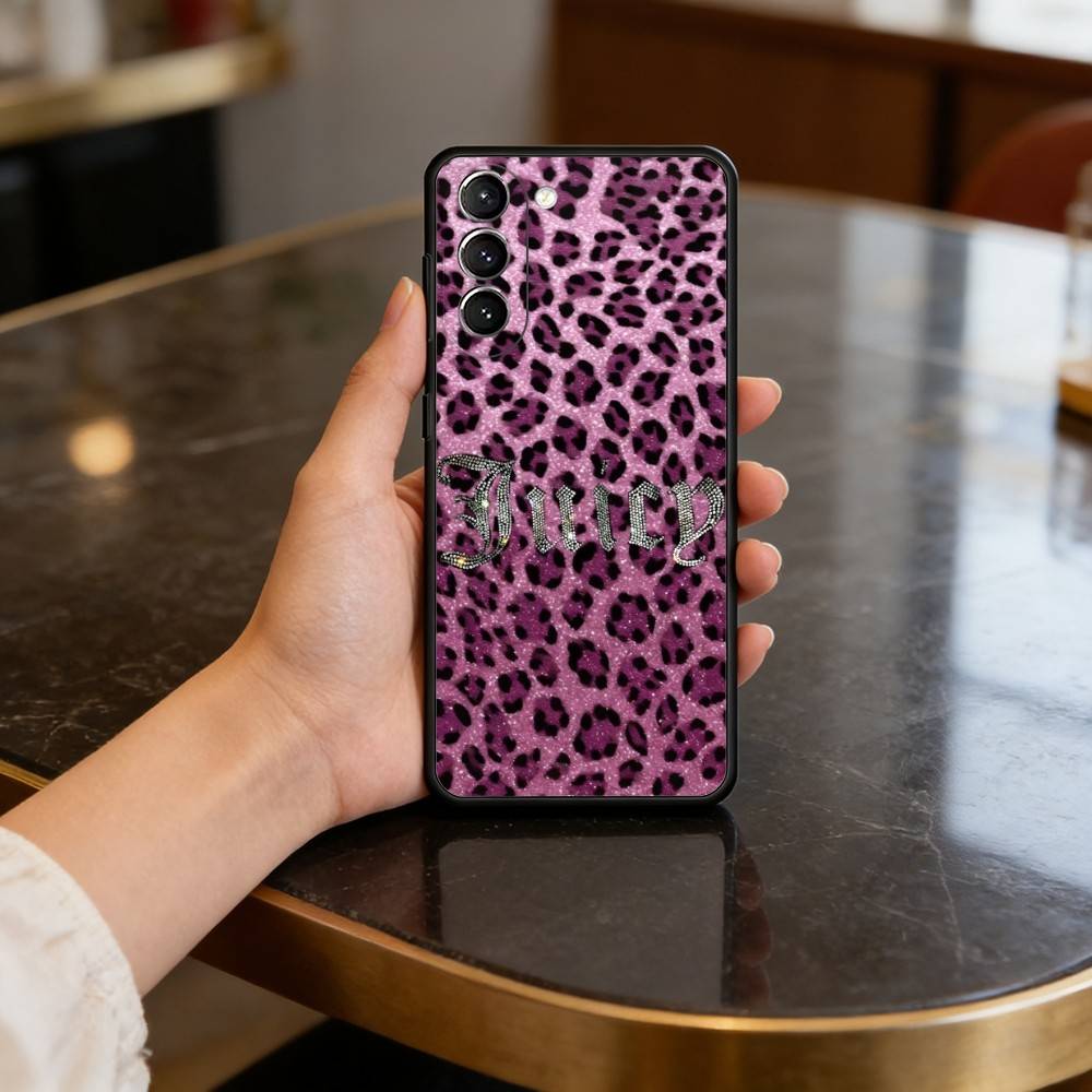 Чехол P-Pink J-Juicys C-Coutures для Samsung Galaxy S21 S25 FE S24 S23 Ultra S20 S9 S22 Plus S10 TPU Чехол