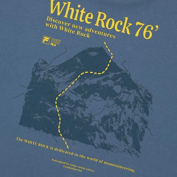 Fila Graphic Long Sleeve Tee White Rock