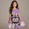 Summer Labubu Sleeping Dress Children's Casual Home Sleeping Dress Comfortable Princess Dress Girls' Cute Dress
