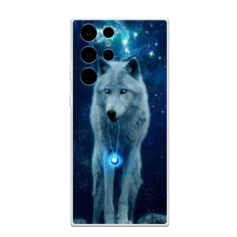 Clear Soft Case for Samsung S23 Ultra Silicone TPU Phone Back Cover for Samsung Galaxy S23 Samsung S23 Transparent Animal Coque