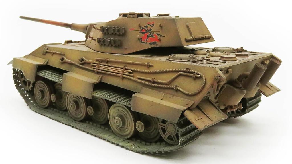 Rocket Models 1/35 Масштаб Немецкая башня E-50 Тип F «Клык Пантеры» с ночным видением и металлическим стволом, Пластиковый набор для сборки 47028SP