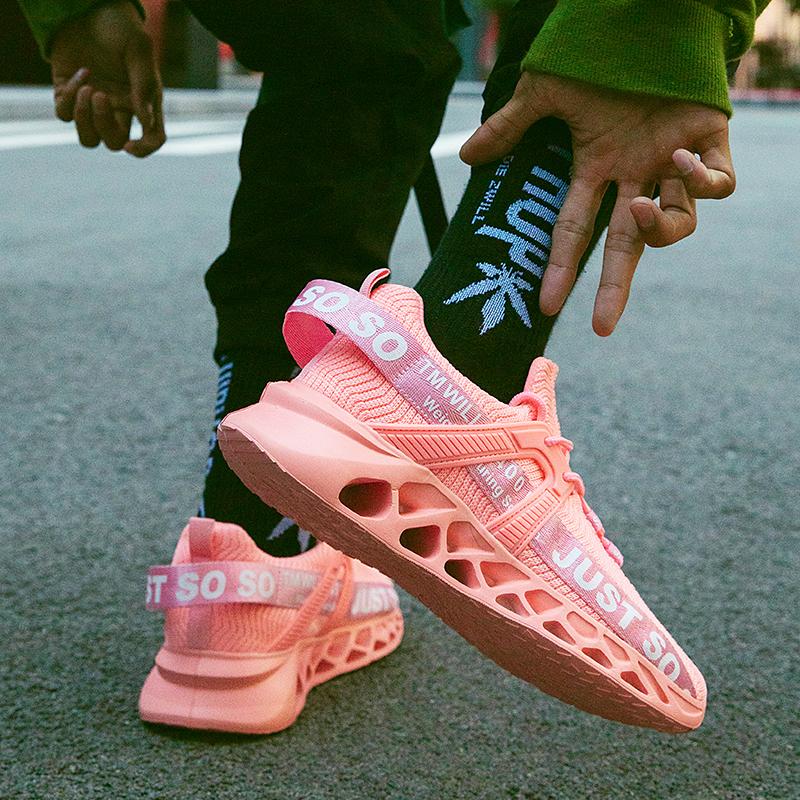 Мужские летающие тканые легкие, дышащие и удобные кроссовки, женские модные кроссовки, женская обувь большого размера