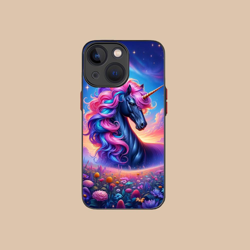 Фантазийный чехол для телефона с единорогом для iPhone 17 16 15 14 13 12 11 X XR XS 8 7 Air Pro Max Plus Mini Цветной силиконовый чехол