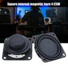 2Pcs 40mm 4Ohm 5W Portable Speakers 2inch 16 Cores Small Full Ranges Rubber Side Inner Magnetic Speaker Replacement