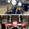 1 пара светодиодных указателей поворота для мотоцикла, стоп-сигнал, лампа для Harley Electra Glide Road