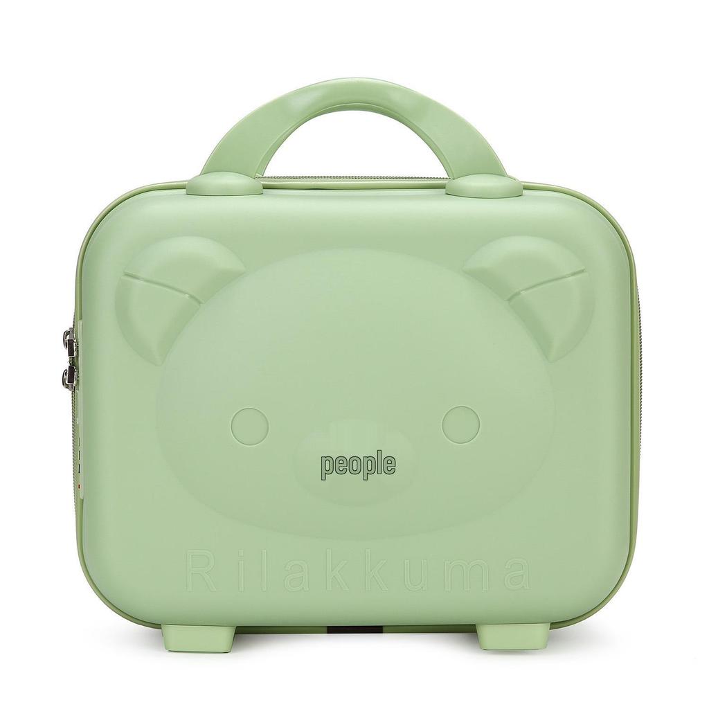 14-дюймовый чемодан с мультяшным мишкой и кодовым замком - Мини-портативный косметический кейс и сумка-сувенир