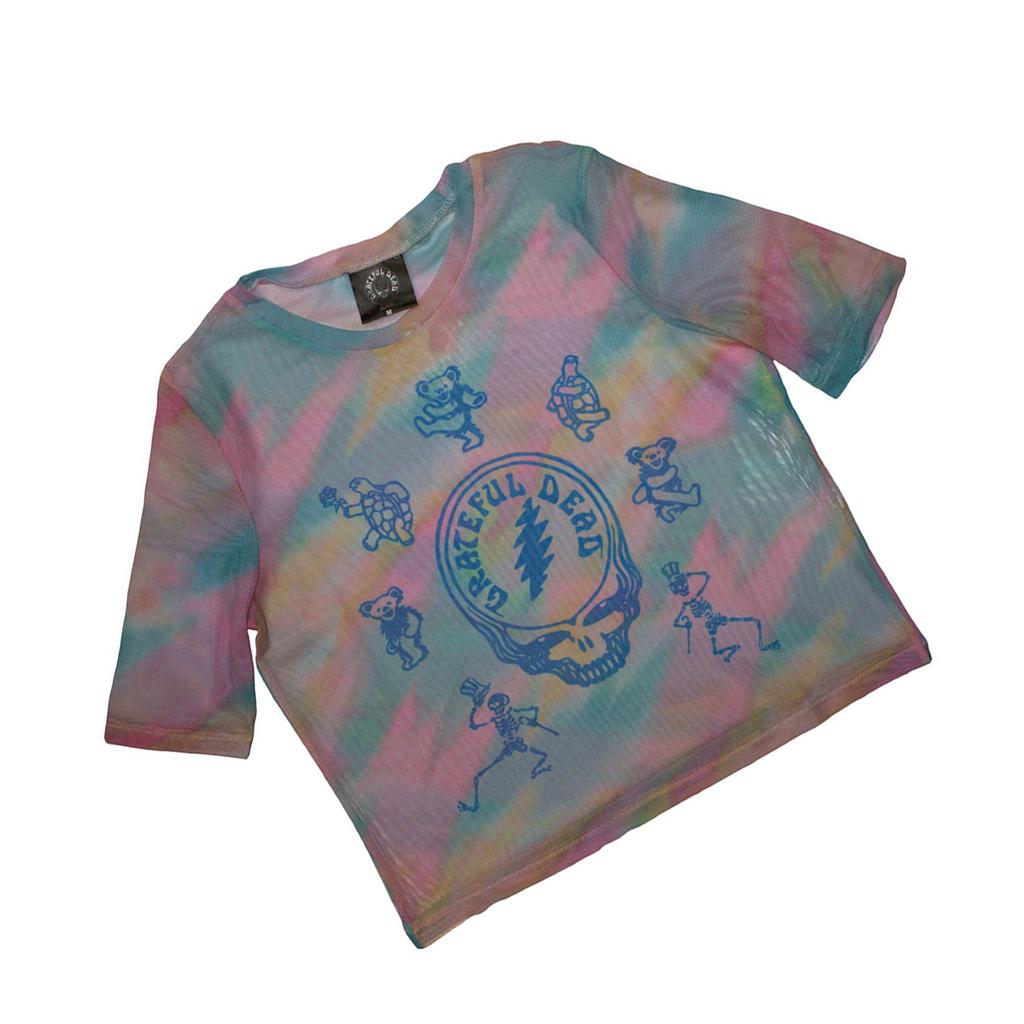Grateful Dead Womens/Ladies Dead Egyptian Slash Crop Top