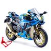 1/10 Yamaha YZF-R1 Сплав Литой Модель Мотоцикла Коллекция Транспортных Средств Звук и Свет Внедорожный Мотоцикл Игрушки Машина