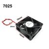 2pin 7025 70MM 70*70*25MM DC 5V 12V 24V Silliq podshipnikli mini sovutgich ventilyatori Comptuter uchun CPU sovutgich ventilyatori Noutbuk qismlari