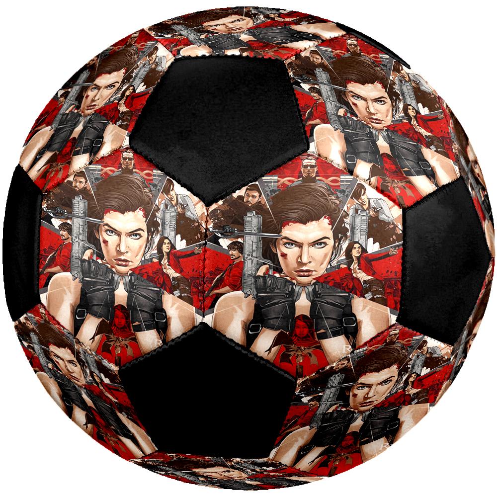 Resident Evil Theme Size 5 Soccer Ball, Suitable for Both Indoor and Outdoor Matches, a Gift Suitable for Everyone.
