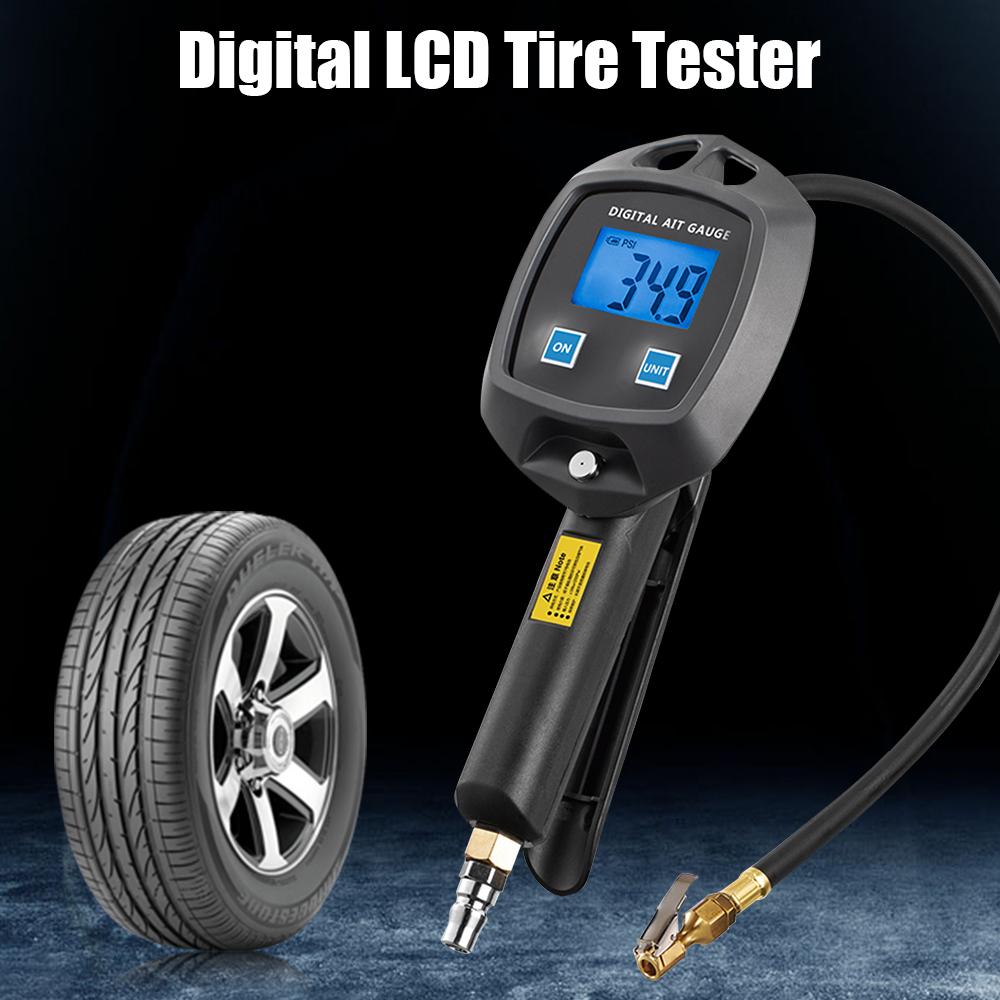Tire Pressure Gauge High-precision Monitoring Inflation Gun Digital Display Car Tire Manometro For Car Truck Vehicle Universal