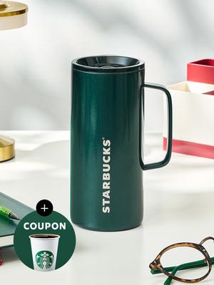 STARBUCKS SS Праздничный Зеленый Термокружка-стакан 503мл