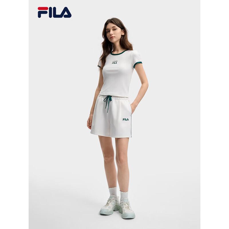 Fila Женская ретро укороченная спортивная футболка Лето 2026