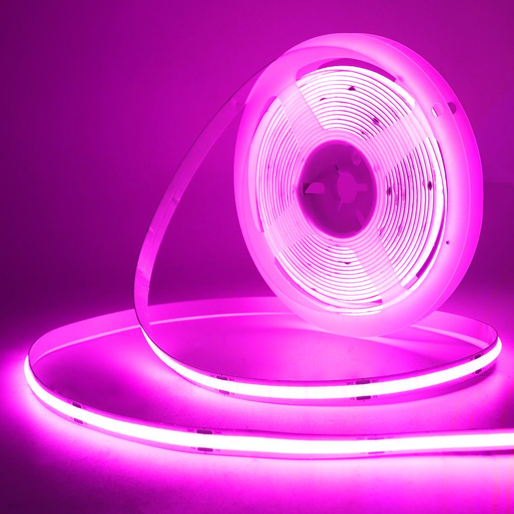 Motion Sensor COB Led Light Strip Battery 3mm 5mm 8mm PCB Width Under Bed Lamp For Cabinet Wardrobe Kitchen Stairs 1M 2M 4M 5M