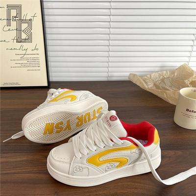 Оригинальные дизайнерские кеды для женщин, модные сезонные новые белые туфли, универсальные спортивные и повседневные туфли-хлебцы