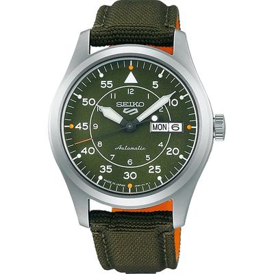 Мужской SBSA141 (5SPORTS Field Street Style Mechanical Мужской нейлоновый ремешок) Круглые аналоговые часы