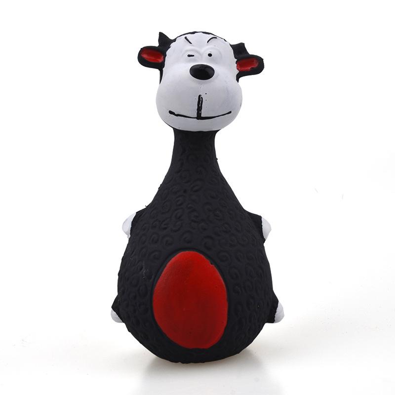 Латексные игрушки, Игрушки для собак, Латексный слон с большим животом и пищалкой, Молочная корова, Мультяшные игрушки для домашних животных