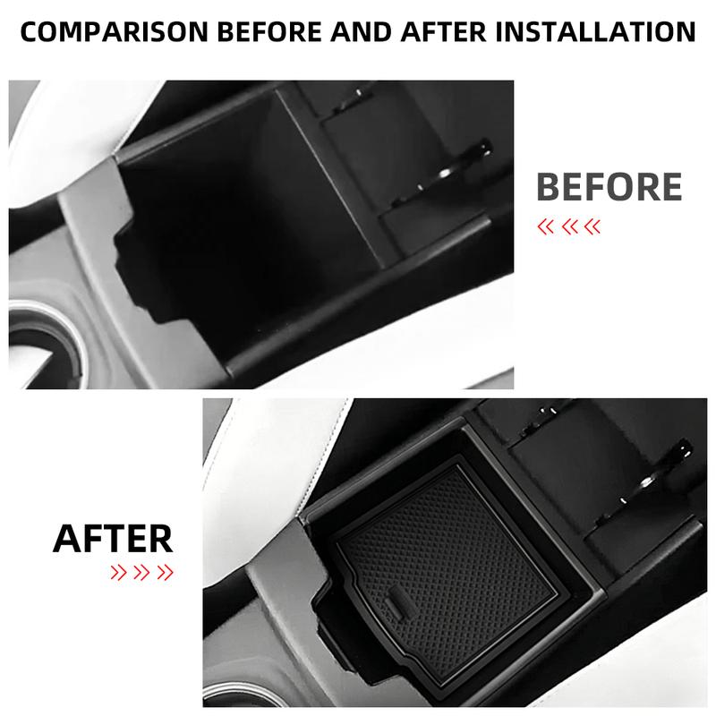 Car Center Console Armrest Storage Box for Renault Captur 2020 - 2023 for Mitsubishi ASX 2023 Organizer Tray Tidying Plate